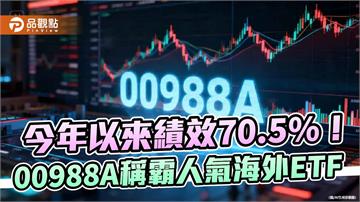 反彈之路才剛開始！00988A奪人氣ETF反彈王、今年績效王