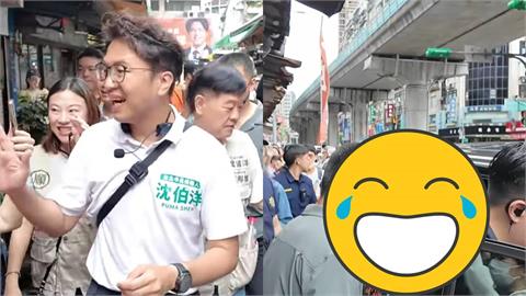 沈伯洋掃街完「上車突爆出真面目」？幕僚秒急了「反差遭瘋傳」網一看笑暈：好喜歡