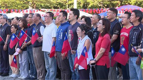 六都賀國慶! 蔣萬安沒帶兒唱國歌.黃偉哲謝市民團結
