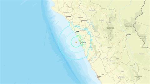 全球都震！南美洲祕魯近海　稍早發生6.2強烈地震