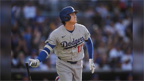 MLB(影)/還得是你啊!大谷翔平敲破蛋高飛犧牲打 道奇避免被釀酒人完封