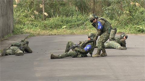 特戰官兵演示「戰術戰傷救護」　減少官兵戰力耗損搶救治療