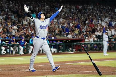 MLB(影)／大谷翔平3分砲建功道奇逆轉勝！佐佐木吞旅美先發最慘失分