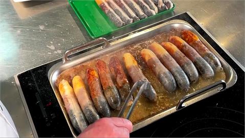美食搭歐國盃熱潮！　特製德國國旗「三色香腸」受歡迎