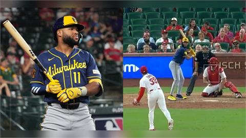MLB(影)／明明是右打玩到變左打！喬里奧「隱藏技能」曝光　差點把球轟出牆外