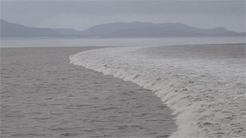 沙德爾助陣錢塘江大潮　中國民眾不怕死又玩命觀浪