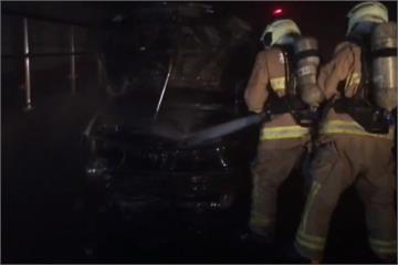 火燒車內竟有瓦斯桶！險釀氣爆危機