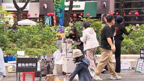 罷免藍委廢翔行動　申請人行道擺攤連署遭市府拒絕