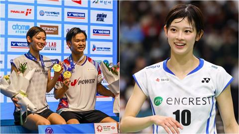 運動美女／又正又強！「羽球界Hanni」田口真彩連兩周奪冠　20歲女神亞洲爆紅