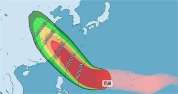 巴威逼近仍維持強颱　「5縣市」暴風侵襲率破9成