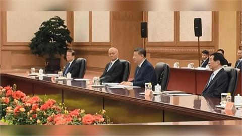 快新聞／鄭習會登場！習近平吃豆腐「台灣人民心向祖國、密不可分」