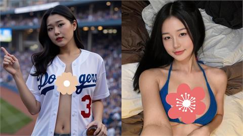 台大正妹女優現身大聯盟辣秀「真空深溝」　網喊：根本主場福利