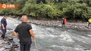 驚險！6名山友溪水暴漲受困 女山友懸空險遭沖走