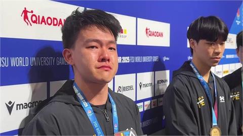 世大運(影)／打敗中國奪金還淚崩　高承睿讓對岸網友狂讚佩服「這麼評價」