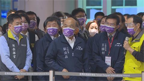 防堵春節疫情破口　蘇貞昌視察桃機喊：舉世滔滔、台灣平安