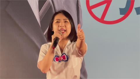 徐巧芯唱跳「愛你」助選謝龍介　高嘉瑜台南開嗓助選拚場