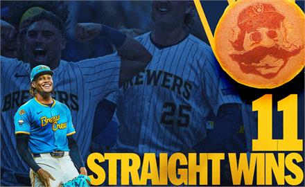 MLB(影)／海盜「火球王牌」四局下課！釀酒人38天兩度11連勝、主場開對手魯閣