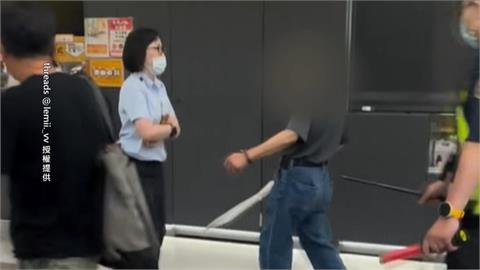 酒醉阿伯大鬧北捷中山站！站務人員制止險遭攻擊