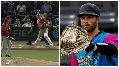 MLB(影)／超離奇阻殺！捕手「看三壘傳二壘」假動作太神　跑者、攝影師都被騙