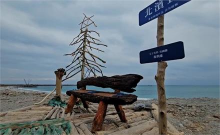 颱風帶來漂流木變身藝術作品　美化環境又療癒心靈