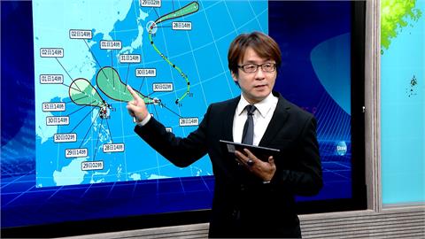 中颱「蘇拉」最快今晚發布海警　颱風「海葵」成形恐釀藤原效應