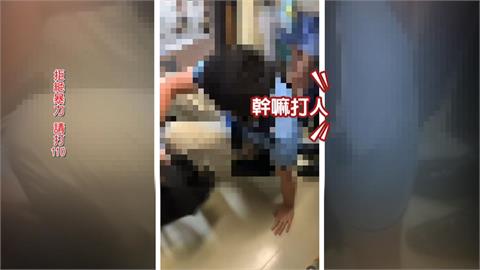 搭車火氣大！兩男車廂推擠「扭打到月台」　通勤族嚇壞