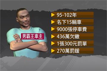 霸王車主7年欠繳436萬 執行署將扣押財產