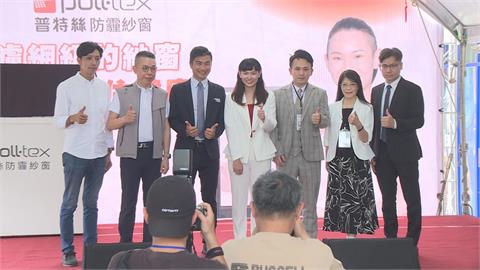 戴資穎來了!　現身台中代言 擔任普特絲防霾紗窗一日店長