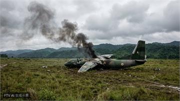 印度軍用運輸機降落墜毀 5名空軍不幸殉職副駕駛生還