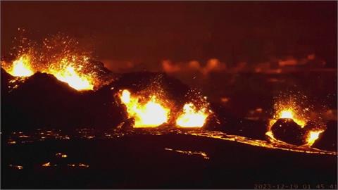 冰島火山噴發減弱！　專家難以預測何時結束