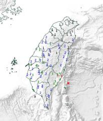 快訊／17：46發生規模5.6地震 台東最大震度5級