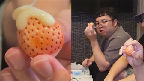力推日本超市「白草莓」　他讚喊：不吃草莓的人也能接受
