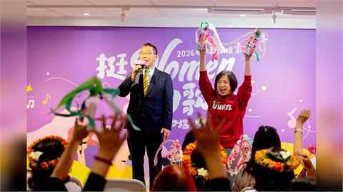 快新聞／台中首發「挺Women的歌」　徐國勇開金嗓力挺何欣純角逐市長