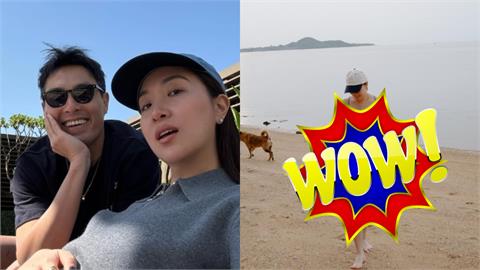 楊祐寧辣妻Melinda懷三胎!挺孕肚秀「比基尼辣照」真實身材嚇壞網