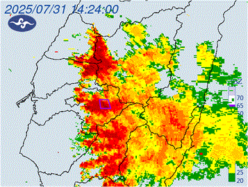 快新聞／雨彈狂炸嘉義縣　氣象署指「這3鄉」大雷雨下到16時