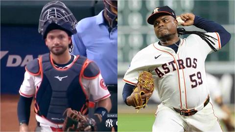 MLB(影)／是不是故意？太空人明星左投「不聽勸」挨轟後砸自家捕手「遭當場怒瞪」