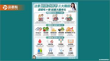 斷崖式衰老 能靠飲食和生活習慣來延緩