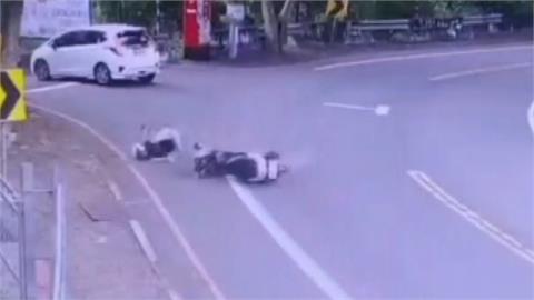 彰139線「死亡彎道」又摔車！　18歲男無照「過彎不慎」噴飛
