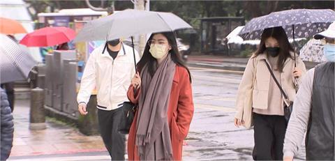 今鋒面通過！東北部有雨　明東北季風增強氣溫再降