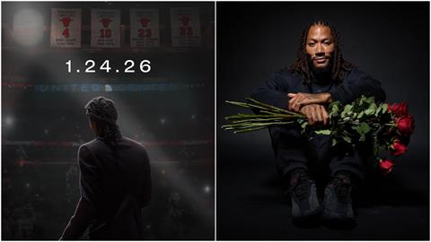 NBA(影)／「飆風玫瑰」與喬丹、皮朋齊名！　公牛宣布退役羅斯 1 號球衣