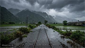 米克拉颱風暴雨襲南台灣！台鐵中斷、南高屏停班停課
