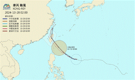 快新聞／秋颱「康芮」恐登陸台灣！專家指路徑變化大　不排除再往西、往南調整