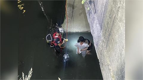 最新/高雄仁武1男1女墜橋 現場畫面曝光
