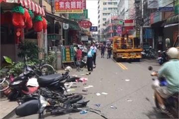 酒駕犯市場連三撞  撞飛郭家祖孫三口
