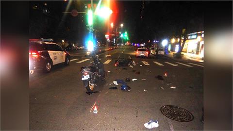 最新/台中死亡車禍!女駕駛闖紅燈撞飛2騎士 釀1死1傷