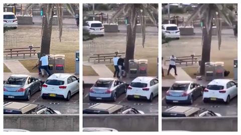 快新聞/有片!雪梨海灘槍手掃射中 英勇大叔機警擒抱凶嫌奪槍