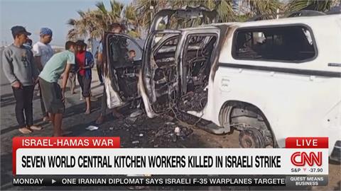 7慈善人員加薩遇襲喪命　美、澳同聲譴責以色列