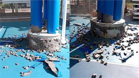 雲林斗六籽公園重啟不到半年！　底座泡棉膠遭破壞　凶手是「牠們」