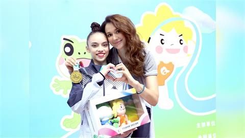 全中運／瑞莎12歲「台法混血」愛徒展露頭角！李昕霏韻律體操奪個人全能金牌