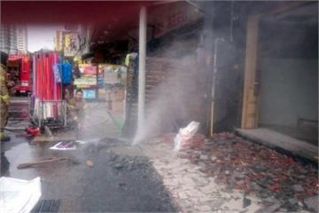 台南瓦斯公司挖斷管線 消防急噴水防氣爆